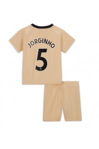 Chelsea Jorginho #5 Babytruitje 3e tenue Kind 2022-23 Korte Mouw (+ Korte broeken)